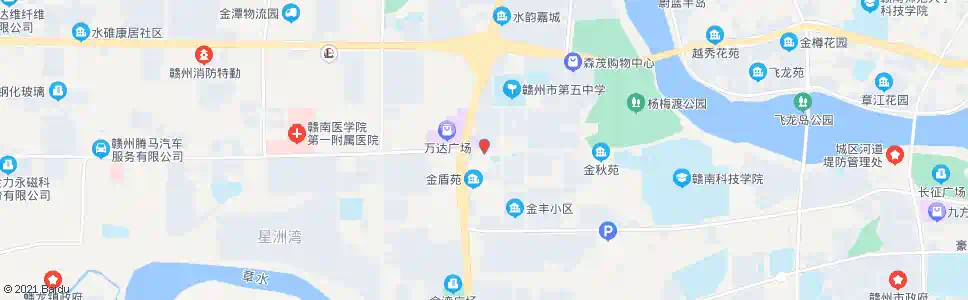 赣州金岭大道东_公交站地图_赣州公交_妙搜公交查询2025
