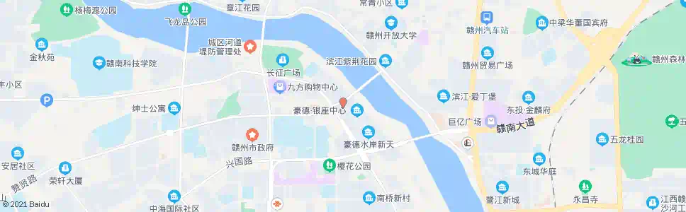 赣州水岸新天小区_公交站地图_赣州公交_妙搜公交查询2025