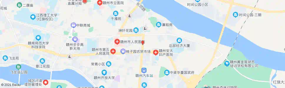 赣州东门市场_公交站地图_赣州公交_妙搜公交查询2025