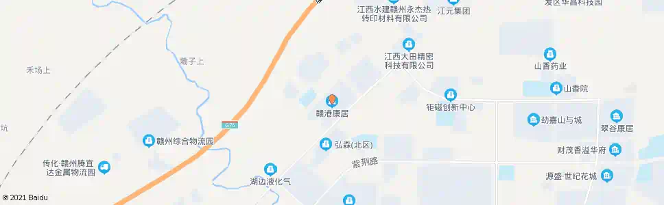 赣州赣港康居小区_公交站地图_赣州公交_妙搜公交查询2025