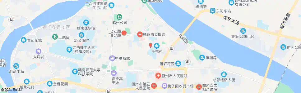 赣州赣州一中_公交站地图_赣州公交_妙搜公交查询2025