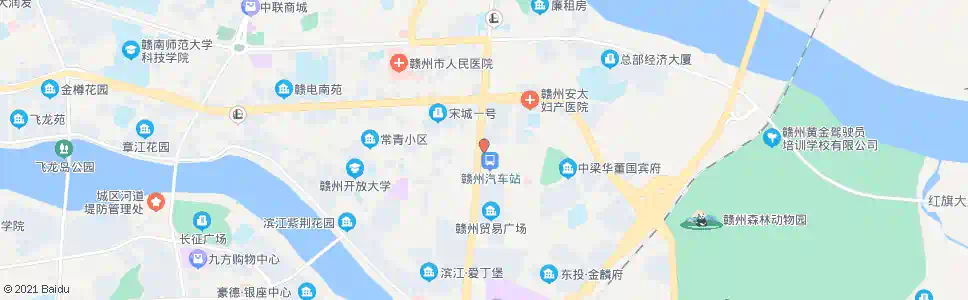 赣州新闻中心(华兴肛肠医院)_公交站地图_赣州公交_妙搜公交查询2025