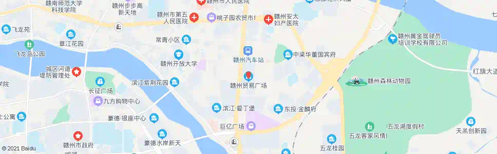 赣州贸易广场_公交站地图_赣州公交_妙搜公交查询2025