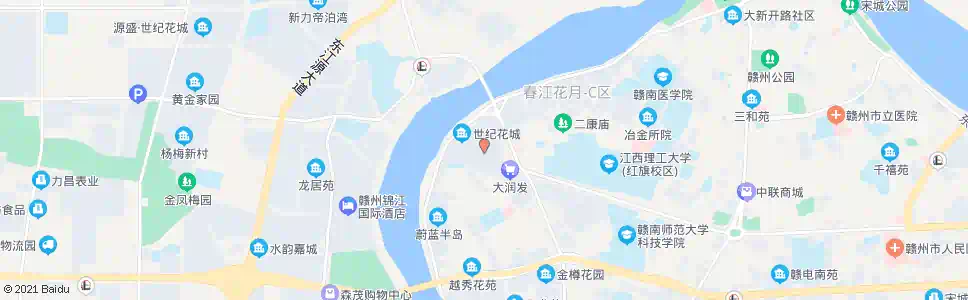 赣州国际时代广场_公交站地图_赣州公交_妙搜公交查询2025