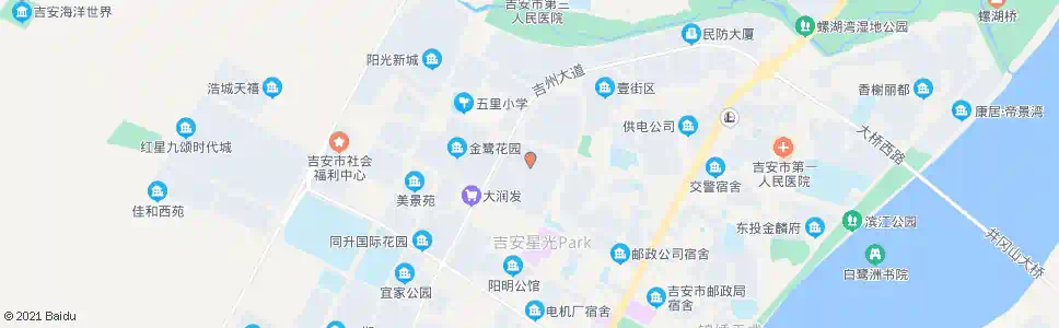 吉安江南御景城_公交站地图_吉安公交_妙搜公交查询2025
