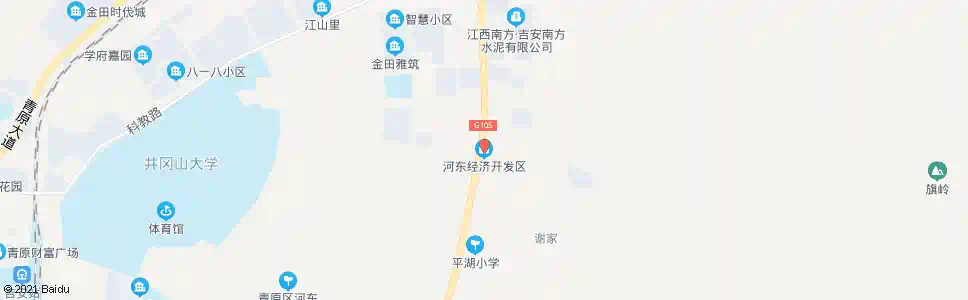 吉安河东开发区_公交站地图_吉安公交_妙搜公交查询2025