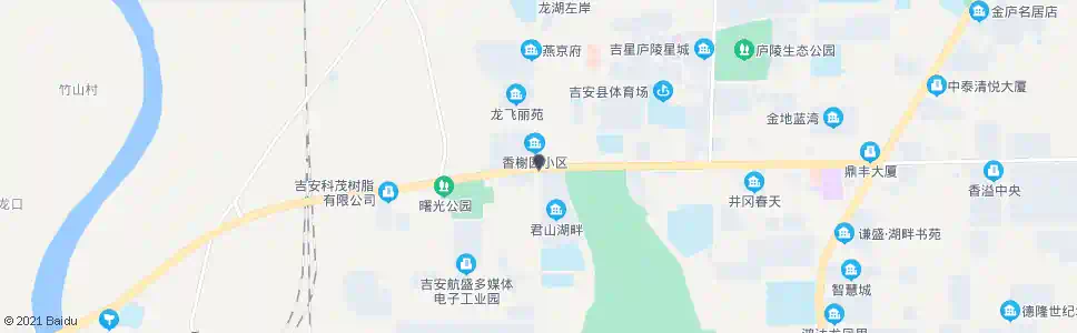 吉安白云路_公交站地图_吉安公交_妙搜公交查询2025