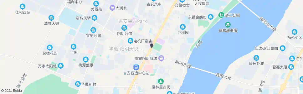 吉安人民广场_公交站地图_吉安公交_妙搜公交查询2025