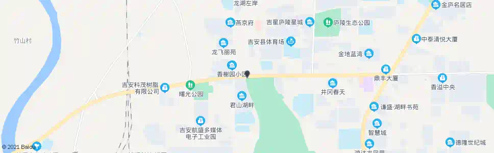 吉安君山湖_公交站地图_吉安公交_妙搜公交查询2025