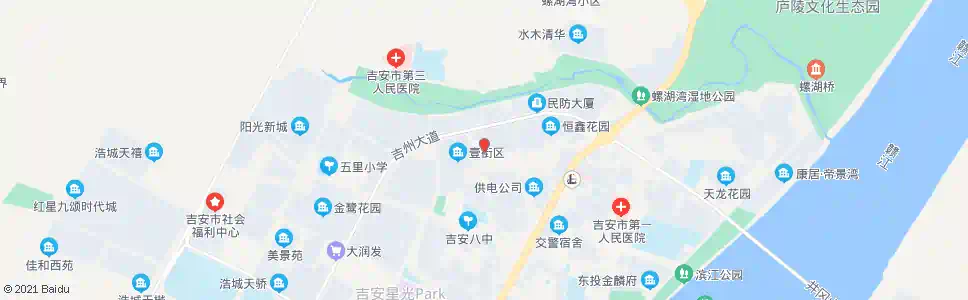 吉安壹街区_公交站地图_吉安公交_妙搜公交查询2025