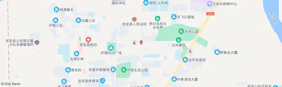 吉安新华路口_公交站地图_吉安公交_妙搜公交查询2025