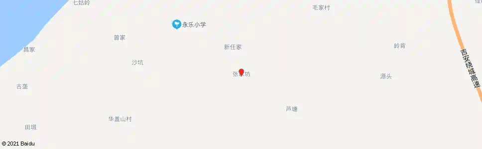 吉安张家坊_公交站地图_吉安公交_妙搜公交查询2025