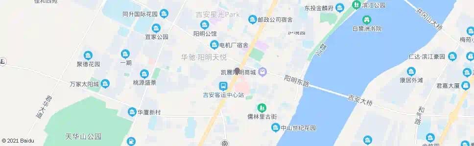 吉安阳明路(附属医院)_公交站地图_吉安公交_妙搜公交查询2025