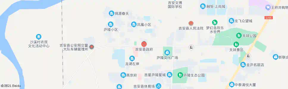 吉安县政府_公交站地图_吉安公交_妙搜公交查询2025