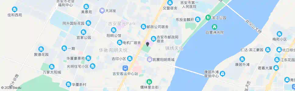 吉安县广场_公交站地图_吉安公交_妙搜公交查询2025