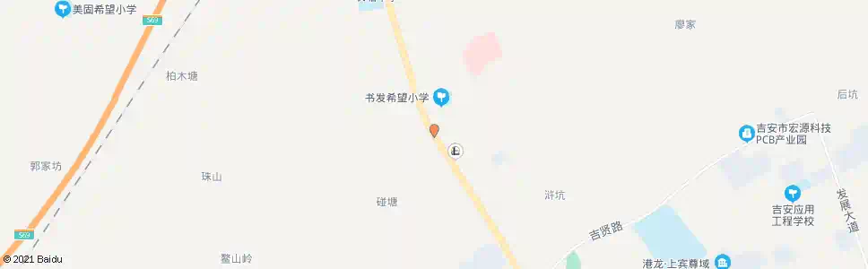 吉安大塘_公交站地图_吉安公交_妙搜公交查询2025