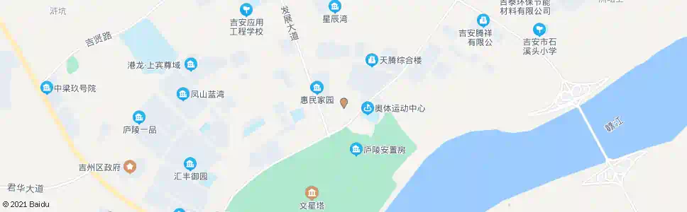 吉安宋家坊_公交站地图_吉安公交_妙搜公交查询2025