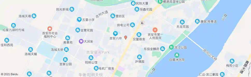 吉安中环小区_公交站地图_吉安公交_妙搜公交查询2025