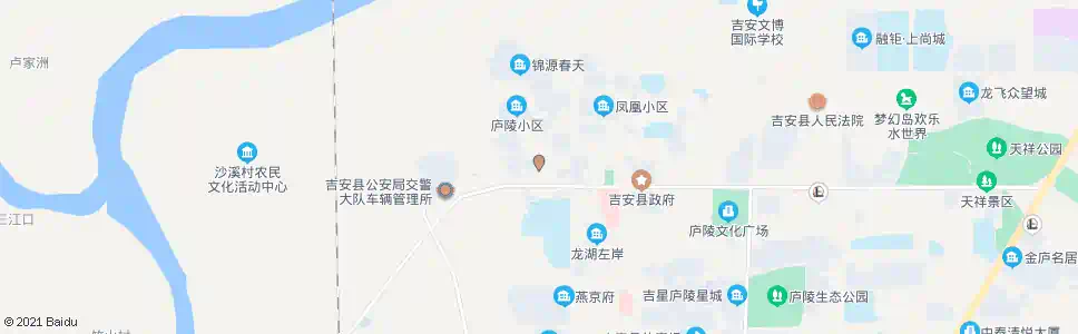 吉安军分区_公交站地图_吉安公交_妙搜公交查询2025