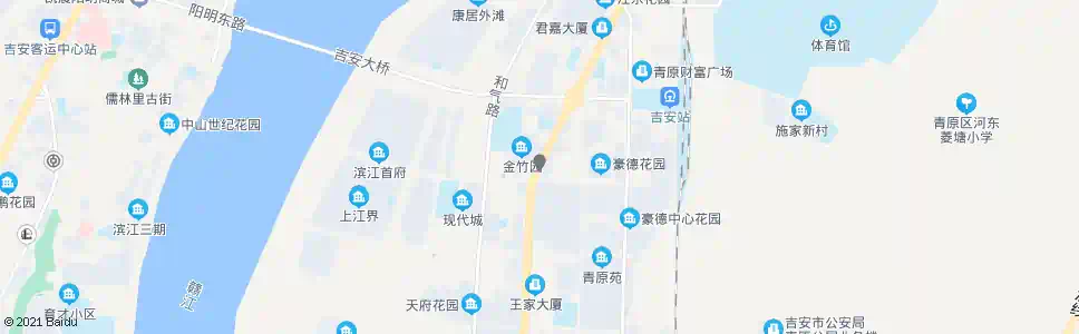 吉安贸易广场北_公交站地图_吉安公交_妙搜公交查询2025