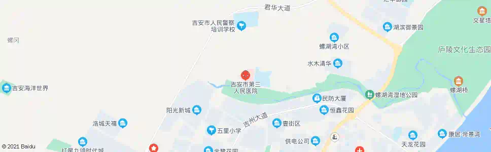 吉安第三人民医院_公交站地图_吉安公交_妙搜公交查询2025