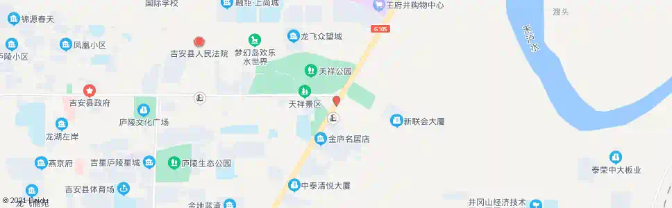 吉安三角塘_公交站地图_吉安公交_妙搜公交查询2025