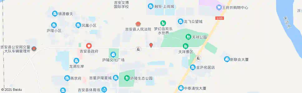 吉安县公安局_公交站地图_吉安公交_妙搜公交查询2025