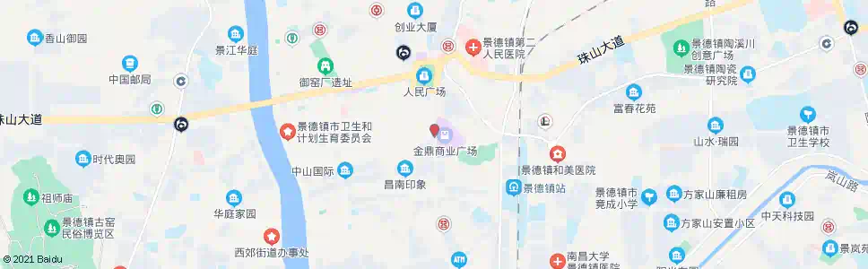 景德镇广场南路_公交站地图_景德镇公交_妙搜公交查询2025