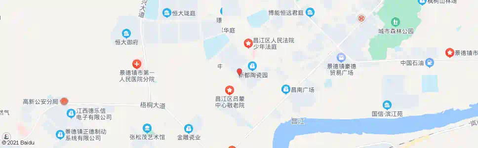 景德镇新都民营陶瓷园_公交站地图_景德镇公交_妙搜公交查询2025