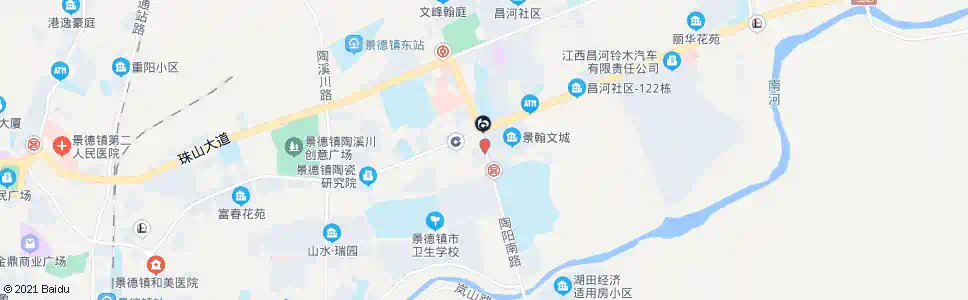 景德镇二百商场_公交站地图_景德镇公交_妙搜公交查询2025