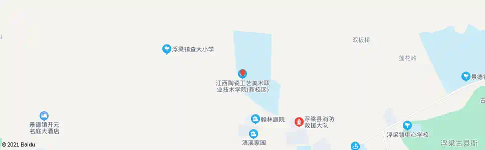 景德镇陶瓷工艺美院_公交站地图_景德镇公交_妙搜公交查询2025