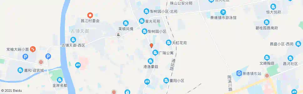 景德镇港逸豪庭_公交站地图_景德镇公交_妙搜公交查询2025