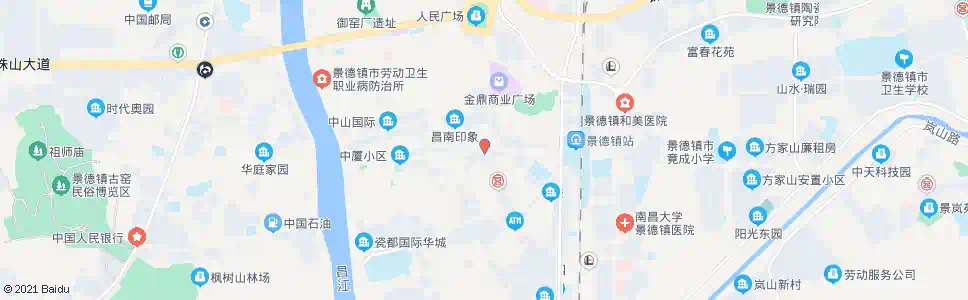 景德镇浙江路_公交站地图_景德镇公交_妙搜公交查询2025
