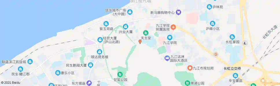 九江市教委(二中)_公交站地图_九江公交_妙搜公交查询2025