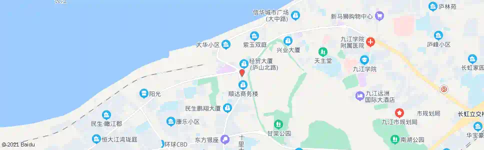 九江新桥头龙翔国贸大厦_公交站地图_九江公交_妙搜公交查询2025