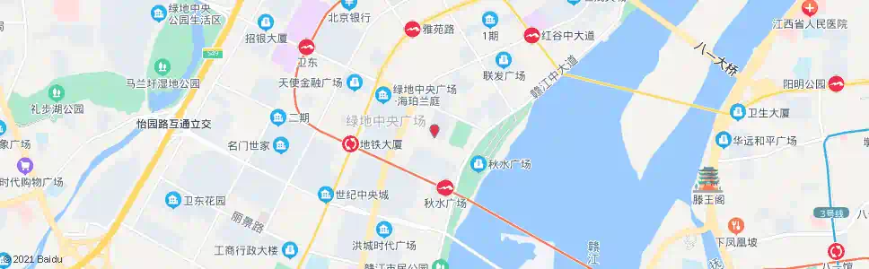 南昌榴云路口(昌北管委会)_公交站地图_南昌公交_妙搜公交查询2025