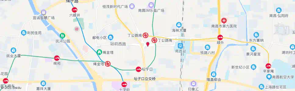 南昌站前路东口_公交站地图_南昌公交_妙搜公交查询2025