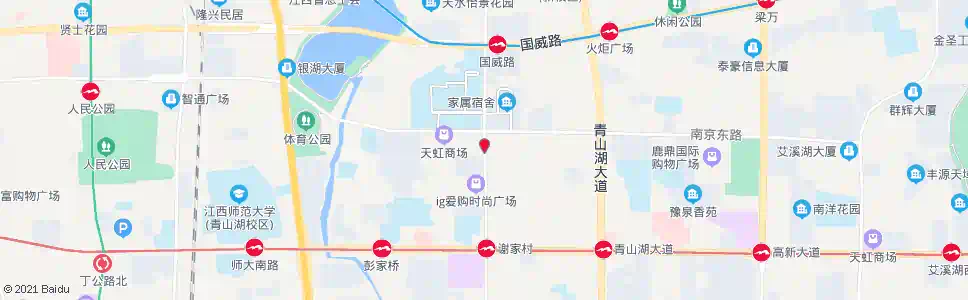 南昌南大宿舍南区_公交站地图_南昌公交_妙搜公交查询2025