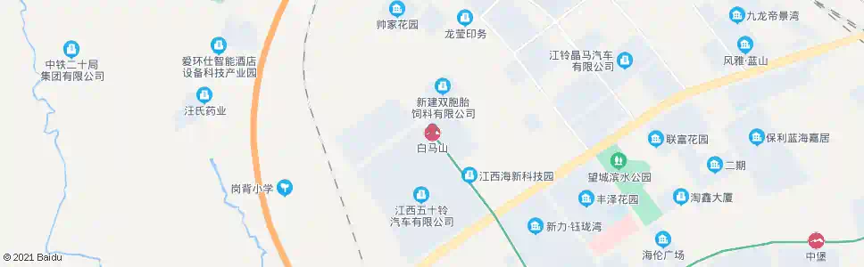 南昌白马山_公交站地图_南昌公交_妙搜公交查询2025