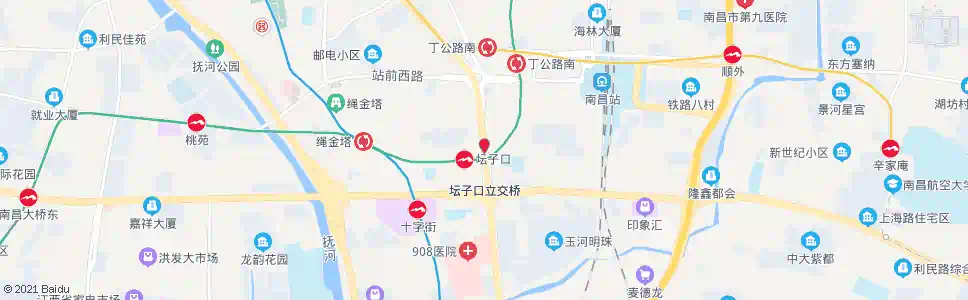 南昌自来水公司_公交站地图_南昌公交_妙搜公交查询2025