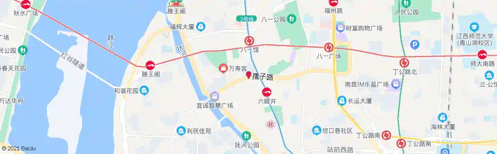 南昌珠宝街_公交站地图_南昌公交_妙搜公交查询2025