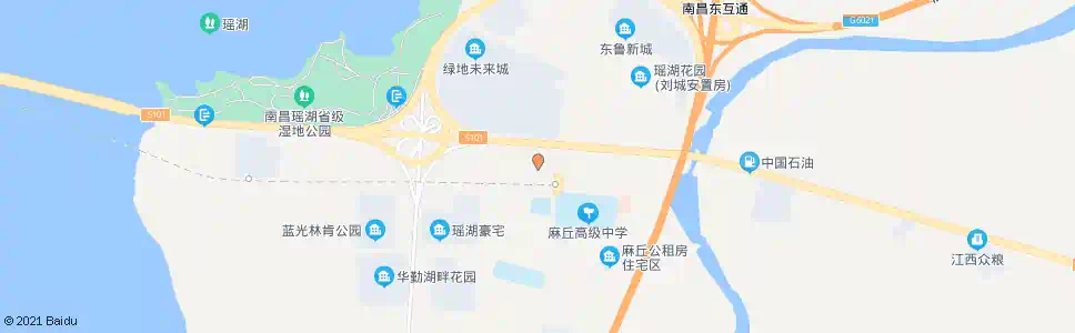 南昌麻丘商贸城(单)_公交站地图_南昌公交_妙搜公交查询2025