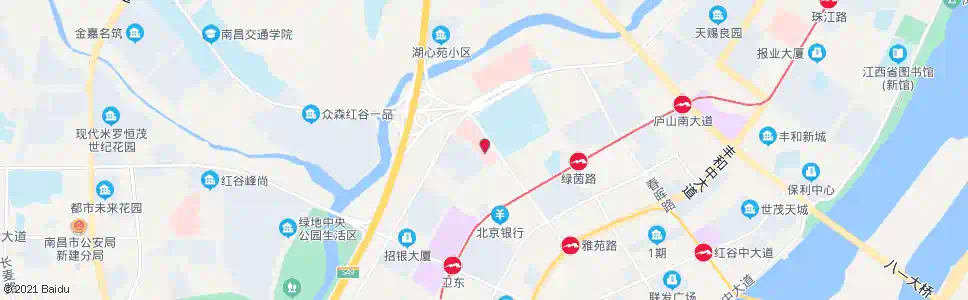 南昌洪都中医院北路_公交站地图_南昌公交_妙搜公交查询2025
