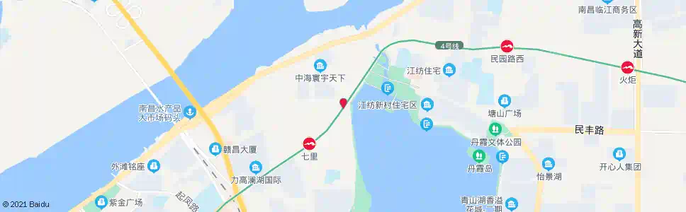 南昌湖滨西路口_公交站地图_南昌公交_妙搜公交查询2025