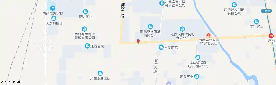 南昌小蓝大道金沙二路口_公交站地图_南昌公交_妙搜公交查询2025