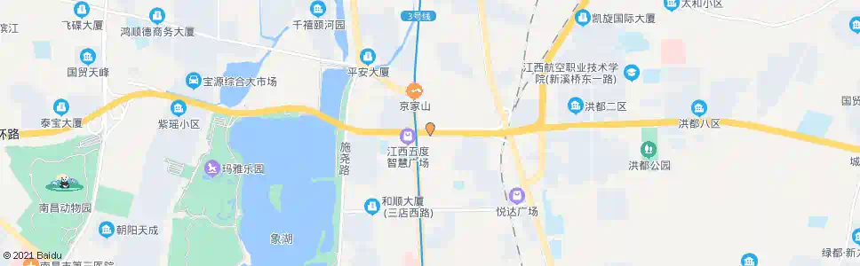 南昌何坊西路口_公交站地图_南昌公交_妙搜公交查询2025