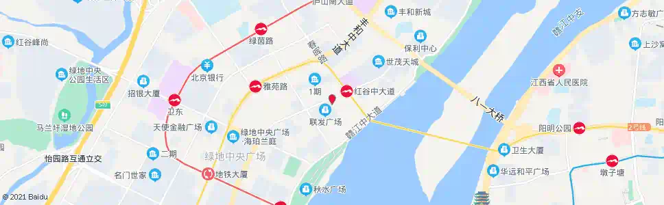 南昌广电支路西口_公交站地图_南昌公交_妙搜公交查询2025