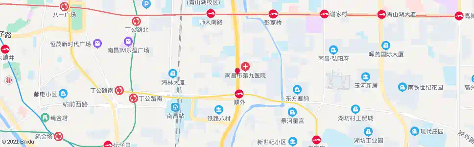 南昌市第九医院_公交站地图_南昌公交_妙搜公交查询2025