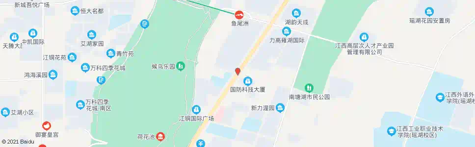 南昌艾溪湖四路口_公交站地图_南昌公交_妙搜公交查询2025