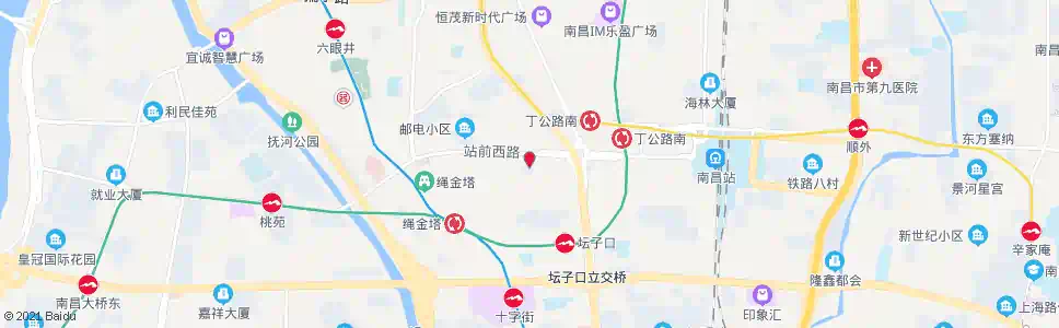 南昌站前西路西口_公交站地图_南昌公交_妙搜公交查询2025